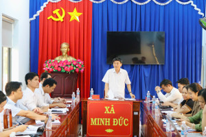 BAN CHỈ ĐẠO VỀ PHÁT TRIỂN KHOA HỌC, CÔNG NGHỆ, ĐỔI MỚI SÁNG TẠO VÀ CHUYỂN ĐỔI SỐ XÃ MINH ĐỨC HỌP ĐÁNH GIÁ TÌNH HÌNH HOẠT ĐỘNG NĂM 2025, TRIỂN KHAI NHỮNG NHIỆM VỤ TRỌNG TÂM TRONG NĂM 2026.