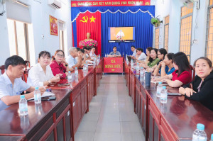 UBKT XÃ MINH ĐỨC THAM DỰ HỘI NGHỊ TRỰC TUYẾN PHỔ BIẾN, QUÁN...