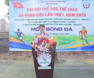 🔥 SÂN CỎ DẬY SÓNG – KHAI MẠC GIẢI BÓNG ĐÁ ĐẠI HỘI TDTT XÃ MINH ĐỨC 2026