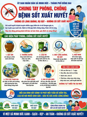 XÃ MINH ĐỨC TĂNG CƯỜNG PHÒNG, CHỐNG BỆNH SỐT XUẤT HUYẾT