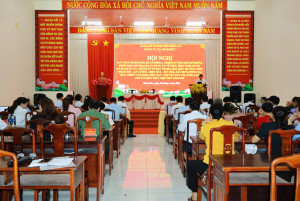 ĐẢNG ỦY XÃ MINH ĐỨC TỔ CHỨC HỘI NGHỊ BAN CHẤP HÀNH ĐẢNG BỘ XÃ (MỞ RỘNG) TRIỂN KHAI NGHỊ QUYẾT SỐ 05-NQ/TU CỦA THÀNH ỦY ĐỒNG NAI