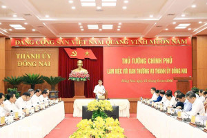Kết luận của Thủ tướng Chính phủ Lê Minh Hưng tại buổi làm việc với Ban Thường vụ Thành ủy Đồng Nai.