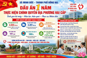 XÃ MINH ĐỨC: DẤU ẤN MỘT NĂM THỰC HIỆN MÔ HÌNH CHÍNH QUYỀN ĐỊA PHƯƠNG HAI CẤP