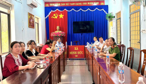 XÃ MINH ĐỨC THAM DỰ HỘI NGHỊ TRIỂN KHAI KẾ HOẠCH KHÁM SỨC KHỎE ĐỊNH KỲ CHO NHÂN DÂN.