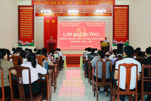 KHAI GIẢNG LỚP BỒI DƯỠNG CHÍNH TRỊ HÈ NĂM 2026 CHO ĐỘI NGŨ...