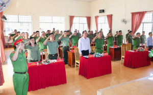 CÔNG AN XÃ MINH ĐỨC: GIỮ VỮNG AN NINH TRẬT TỰ, TRIỂN KHAI NHIỆM VỤ TRỌNG TÂM NĂM 2026