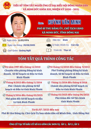 ỦY BAN BẦU CỬ XÃ MINH ĐỨC, TỈNH ĐỒNG NAI