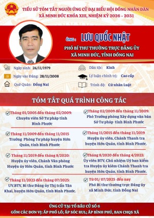 ỦY BAN BẦU CỬ XÃ MINH ĐỨC, TỈNH ĐỒNG NAI