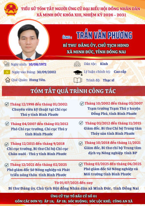ỦY BAN BẦU CỬ XÃ MINH ĐỨC, TỈNH ĐỒNG NAI