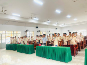 Đảng bộ Công an phường Minh Hưng, tỉnh Đồng Nai tổ chức đại hội lần thứ I, nhiệm kỳ 2025-2030.