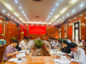 Tổ thẩm định số 10, thẩm định văn kiện đại hội đại biểu phường Minh Hưng, nhiệm kỳ 2025-2030.