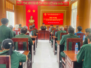 Hội Cựu Chiến binh phường Minh Hưng, tỉnh Đồng Nai tổ chức hội nghị lần thứ nhất, nhiệm kỳ 2022-2027.