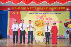 Đại hội thi đua yêu nước phường Minh Hưng lần thứ I năm 2025 thành công tốt đẹp.