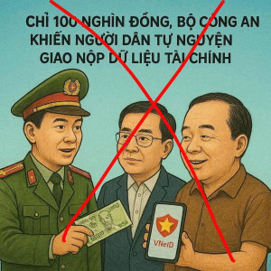 ĐẬP THẲNG LUẬN ĐIỆU “100 NGHÌN MUA DỮ LIỆU DÂN”