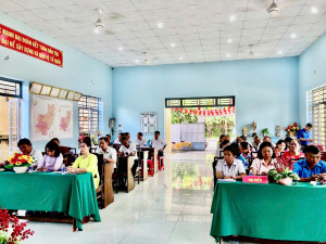 UBMTTQVN phường Minh Hưng tổ chức Hội nghị tổng kết Ban công tác Mặt trận điểm tại Khu phố 3A