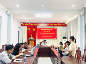 UBND phường Minh Hưng họp chuyên đề công tác phòng, chống bạo lực học đường tại các trường học