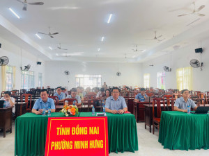 PHƯỜNG MINH HƯNG TỔ CHỨC SINH HOẠT CHI BỘ THÁNG 10/2025