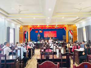 TÍCH CỰC TRIỂN KHAI TẬP HUẤN NGHIỆP VỤ CHO BAN QUẢN LÝ TỔ TIẾT KIỆM VÀ VAY VỐN TRÊN ĐỊA BÀN