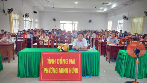 Phường Minh Hưng: tổ chức lớp bồi dưỡng nghiệp vụ chuyên sâu về công tác kiểm tra, giám sát năm 2025.