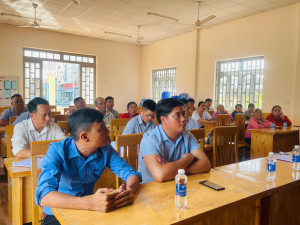 Phường Minh Hưng họp dân triển khai Dự án xây dựng Trạm biến áp 110kV Minh Hưng III và đường dây đấu nối.