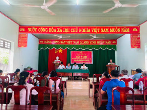 Đại biểu HĐND phường Minh Hưng tổ chức tiếp xúc cử tri trước Kỳ họp thứ 4, khóa XII, nhiệm kỳ 2021 - 2026.