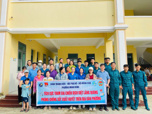 KHU PHỐ 1, 2 VÀ 3A PHƯỜNG MINH HƯNG TỔ CHỨC DIỆT LĂNG QUĂNG VÒNG 2.