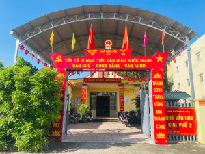 SÔI NỔI CÔNG TÁC CHUẨN BỊ NGÀY HỘI ĐẠI ĐOÀN KẾT TẠI CÁC KHU DÂN CƯ TRÊN ĐỊA BÀN PHƯỜNG MINH HƯNG.