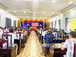 Phường Minh Hưng tổ chức Hội nghị đối thoại giữa người đứng đầu cấp ủy, chính quyền với nhân dân năm 2025.