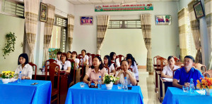 PHƯỜNG MINH HƯNG – CHI BỘ TRƯỜNG MẦM NON MINH LONG TỔ CHỨC LỄ KẾT NẠP ĐẢNG VIÊN MỚI