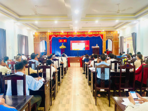 Ban Xây dựng Đảng phường Minh Hưng triển khai công tác kiểm điểm, đánh giá và khen thưởng tổ chức đảng, đảng viên năm 2025.