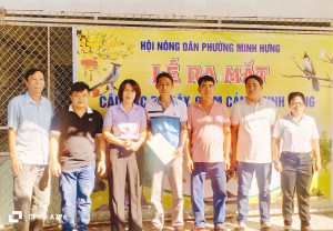 HỘI NÔNG DÂN PHƯỜNG MINH HƯNG RA MẮT  CÂU LẠC BỘ CÂY, CHIM CẢNH