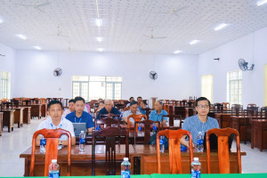 UBND phường Minh Hưng họp tháo gỡ khó khăn công tác bồi thường, giải phóng mặt bằng tuyến đường dây 110kV.