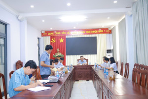 Họp liên tịch giữa Hội đồng nhân dân - Ủy ban nhân dân - Ủy ban Mặt trận Tổ quốc Việt Nam phường về tổng kết hoạt động Hội đồng nhân dân nhiệm kỳ 2021-2026 và tổ chức kỳ họp chuyên đề.