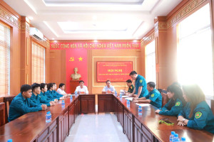 HỘI NGHỊ BÀN GIAO CHỨC TRÁCH, NHIỆM VỤ CHỈ HUY TRƯỞNG BAN CHỈ HUY QUÂN SỰ PHƯỜNG MINH HƯNG.