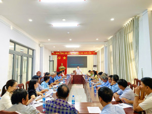 UBND phường Minh Hưng họp nghe báo cáo tiến độ tổ chức các hoạt động mừng Đảng, mừng Xuân Bính Ngọ năm 2026