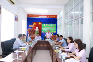 Tổng kết hoạt động ủy thác tín dụng chính sách năm 2025 giữa NHCSXH Chơn Thành và các tổ chức chính trị – xã hội Phường Minh Hưng