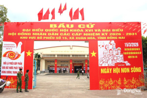 Đồng Nai đã thành lập 2.112 tổ bầu cử, bảo đảm triển khai đồng bộ công tác bầu cử.