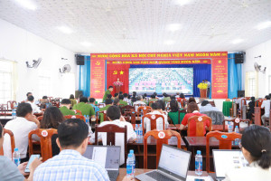 THƯỜNG TRỰC ĐẢNG ỦY PHƯỜNG MINH HƯNG CHỦ TRÌ HỘI NGHỊ HỌC TẬP, QUÁN TRIỆT VÀ TỔ CHỨC THỰC HIỆN NGHỊ QUYẾT ĐẠI HỘI XIV CỦA ĐẢNG.