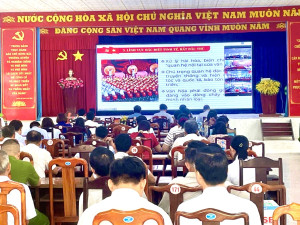 PHƯỜNG MINH HƯNG THAM DỰ HỘI NGHỊ TOÀN QUỐC NGHIÊN CỨU, HỌC TẬP, QUÁN TRIỆT VÀ TRIỂN KHAI THỰC HIỆN NGHỊ QUYẾT SỐ 79, 80 CỦA BỘ CHÍNH TRỊ.