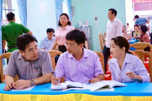 Phường Minh Hưng tổ chức diễn tập Chương trình khai mạc và thực hành quy trình bỏ phiếu bầu cử đại biểu Quốc hội khóa XVI và đại biểu HĐND các cấp, nhiệm kỳ 2026–2031.