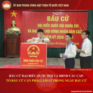 BẦU CỬ ĐẠI BIỂU QUỐC HỘI VÀ HĐND CÁC CẤP: TỔ BẦU CỬ CẦN PHẢI LÀM GÌ TRONG NGÀY BẦU CỬ