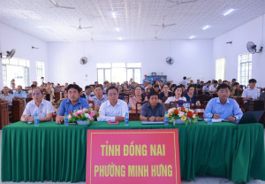 Phường Minh Hưng tham dự tập huấn nghiệp vụ bầu cử đại biểu Quốc hội khóa XVI và đại biểu HĐND các cấp nhiệm kỳ 2026-2031.
