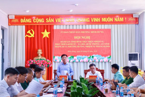 UBND PHƯỜNG MINH HƯNG HỌP ĐÁNH GIÁ KẾT QUẢ THÁNG 02, TRIỂN KHAI NHIỆM VỤ THÁNG 03/2026.