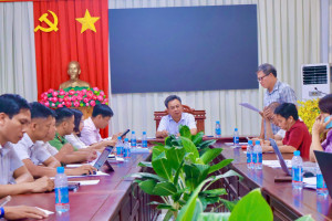 Ủy ban bầu cử phường Minh Hưng họp triển khai công tác sau ngày bầu cử