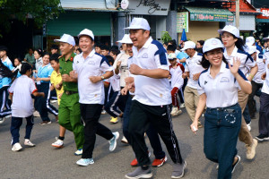 Phường Minh Hưng sôi nổi tổ chức Lễ phát động Tháng hoạt động thể dục thể thao và Ngày chạy Olympic năm 2026.