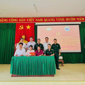 LỄ KÝ KẾT CHƯƠNG TRÌNH PHỐI HỢP "TỪ NỘI ĐỊA HƯỚNG VỀ BIÊN GIỚI - CHUNG TAY VÌ AN SINH CỘNG ĐỒNG"