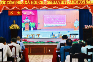 Phường Minh Hưng tổ chức Hội nghị Báo cáo viên Tỉnh ủy tháng 4/2026.