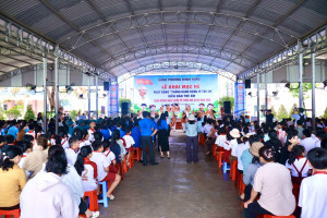 PHƯỜNG MINH HƯNG TỔ CHỨC LỄ KHAI MẠC HÈ, PHÁT ĐỘNG THÁNG HÀNH ĐỘNG “VÌ TRẺ EM”, DIỄN ĐÀN TRẺ EM NĂM 2026.