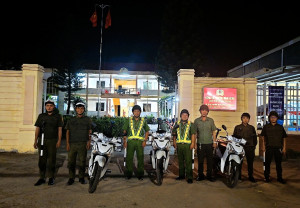 Công an phường Minh Hưng ra quân cao điểm xử lý thanh thiếu niên, học sinh vi phạm trật tự an toàn giao thông