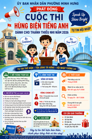 THI HÙNG BIỆN TIẾNG ANH DÀNH CHO THIẾU NHI